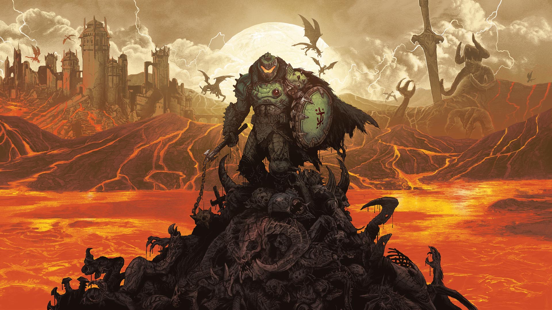 DOOM: The Dark Ages cover art